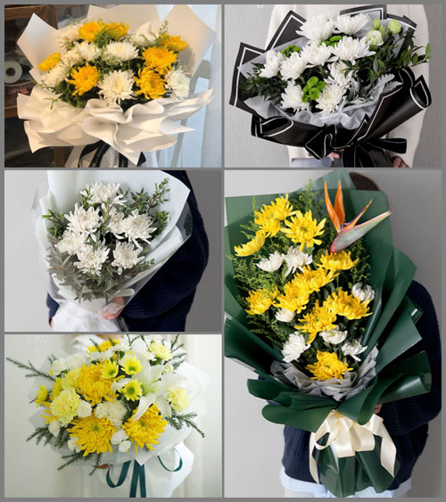 福建福州长乐市玉田镇西埔村白事花束代送